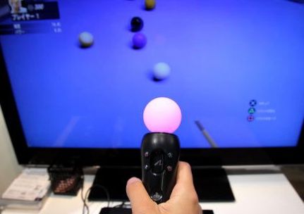 ps move controller in use