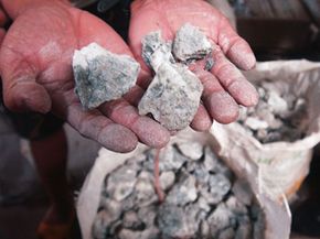 Raw quartz ore straight from the mine