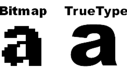 What are TrueType fonts?