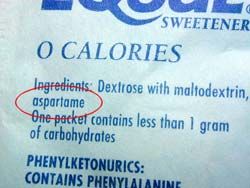 Artificial sweetener packet