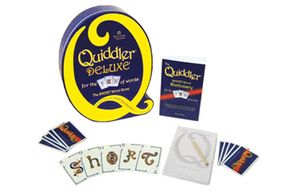 QUIDDLER® Deluxe game tin and components