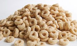 Cheerios are fun to eat and they're low in sugar.