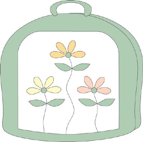 绗缝茶壶套模式