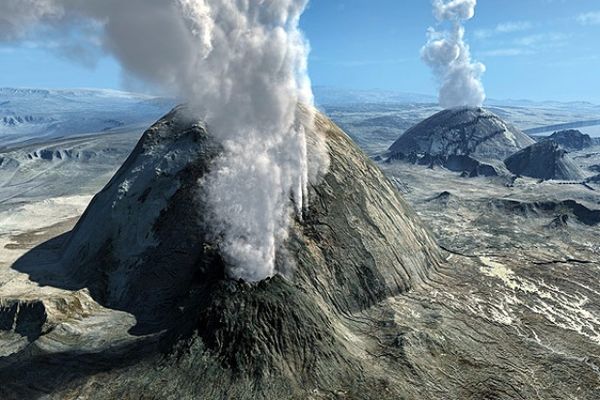 volcanic eruption