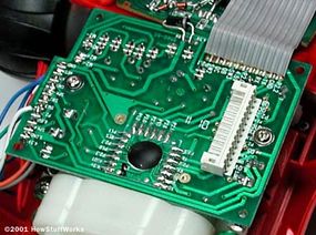 The central circuit board in the Rumble Robot