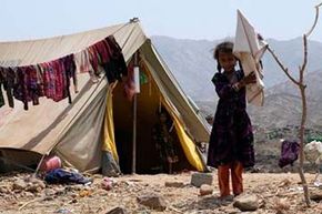 Many Yemeni have been displaced by the violent conflict between their government and local Shiite rebels.