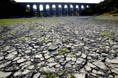 Dry lake in Turkey