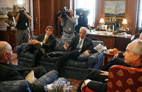 The governors of Georgia, Alabama and Florida met in Washington, D.C. in November 2007 to discuss a water-sharing agreement.