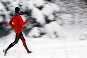 Wear layers and stay hydrated for cold weather running.