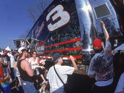 Dale Earnhardt's race car trailer