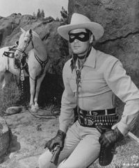 The serial drama "The Lone Ranger" became a TV show in 1949.