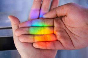 Do rainbows only have seven colors? No -- more like a million!