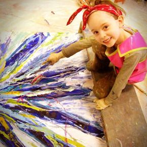 Eight-year-old Autumn de Forest is a prodigy artist whose paintings have sold for as much as $25,000, but she also attends school and loves to play with Barbie dolls.