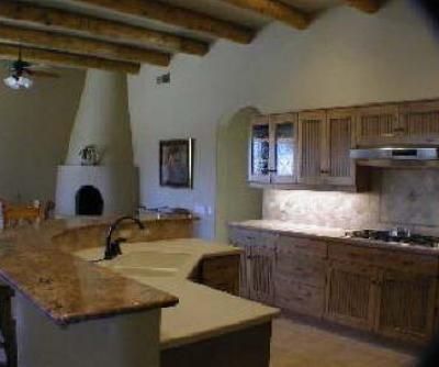 rammed earth home interior