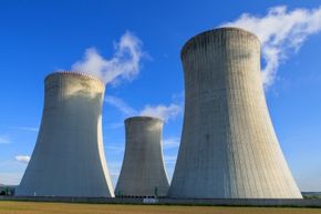 A nuclear power plant operates in the Czech Republic.