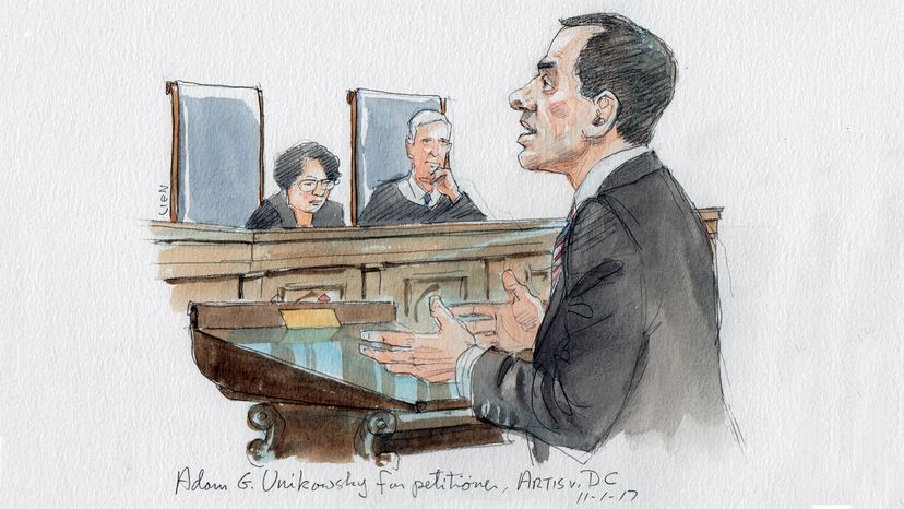 Supreme Court sketch