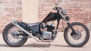 Rebel chopper has a 15-cubic-inch Honda engineSee more motorcycle pictures.