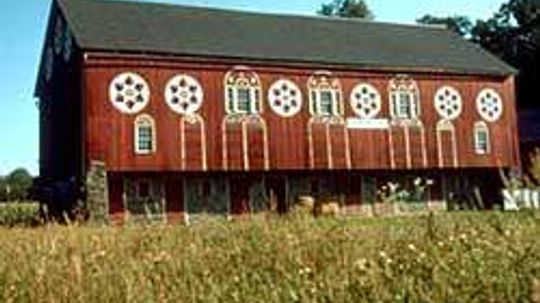 Why are barns usually painted red?