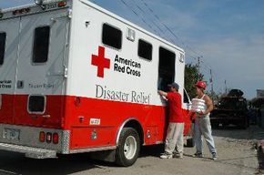 Red Cross Disaster Relief truck