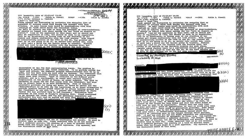 confidential document blacked out