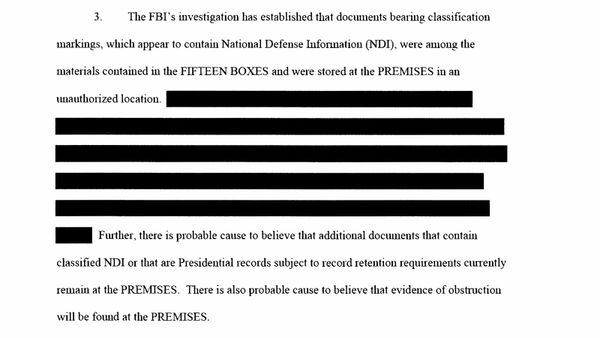 FBI affidavit