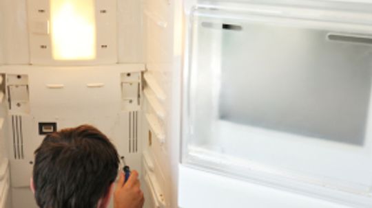 What is the function of the fan in a refrigerator?