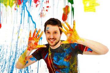 messy painter