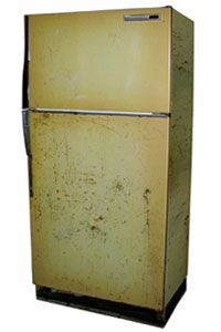 Old refrigerator