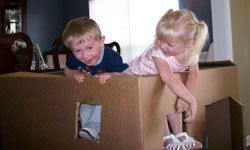 cardboard playhouse