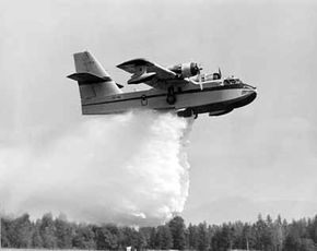 The Canadair CL-215 Water Bomber was the first water bomber specifically designed to fight forest fires. Previous planes filling the role had been retrofitted bombers or transport craft.