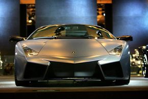 Image Gallery: Lamborghinis Lamborghini claims that the Reventon is the most powerful -- and the most expensive -- model it's made yet. See more pictures of Lamborghinis.