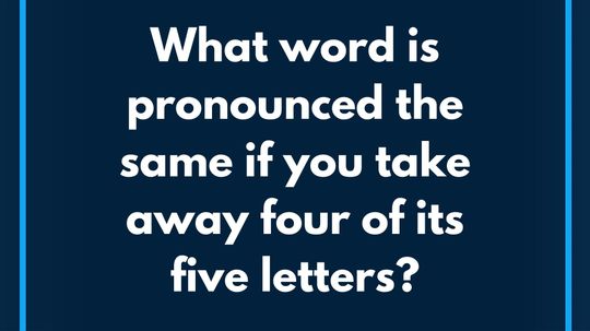 Can You Guess the Answer?