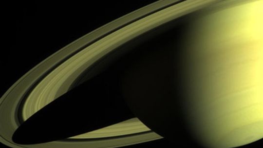 What are Saturn's rings made of?