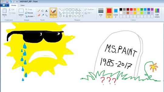 Fans Bristle at Death of MS Paint, Microsoft Reacts