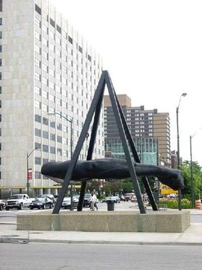 The Joe Louis Sculpture in Detroit, Michigan, is either loved or hated by locals.