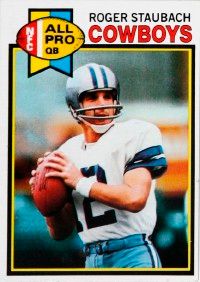 Roger Staubach helpedpopularize the Cowboys'&quot;shotgun&quot;pictures of football players.