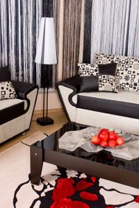 black white furniture