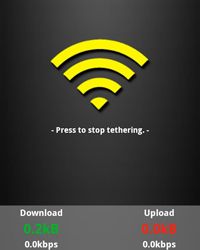 screenshot of Wireless Tether root app