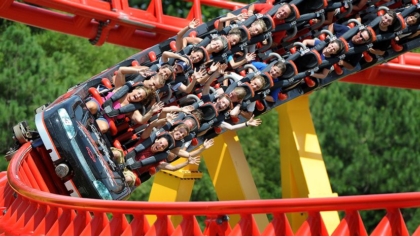 Why do some people pass out on roller coasters?