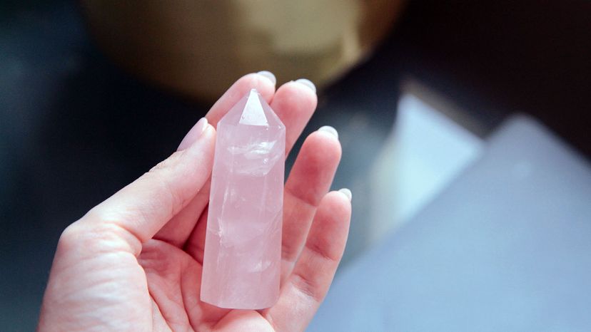 rose quartz crystal