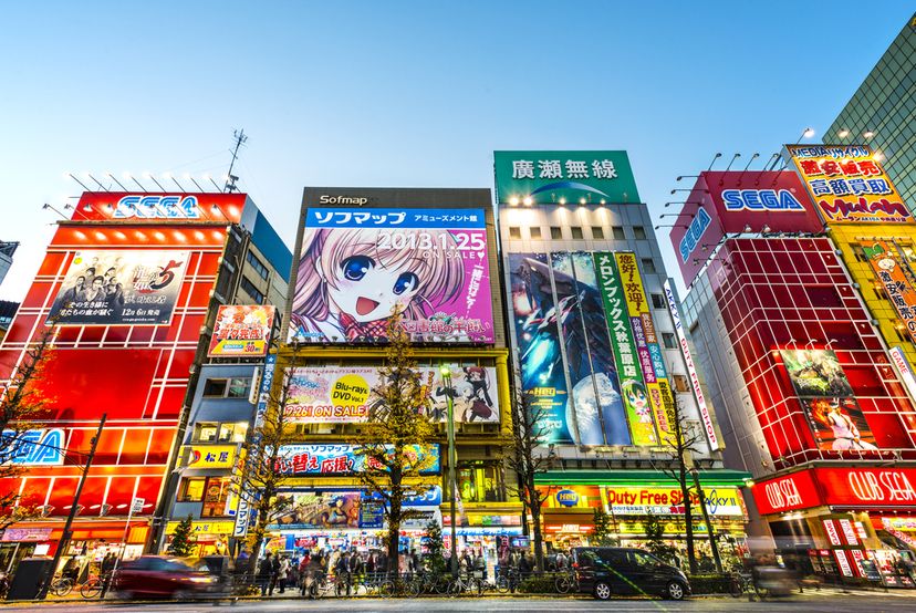 The logo of Louis Vuitton is seen in Shinjuku Ward, Tokyo on May 5