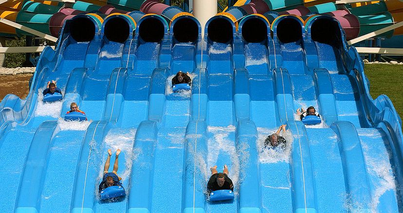 Canyon Cliffs Ride at Wet N Wild, in Las Vegas, NV on April 24