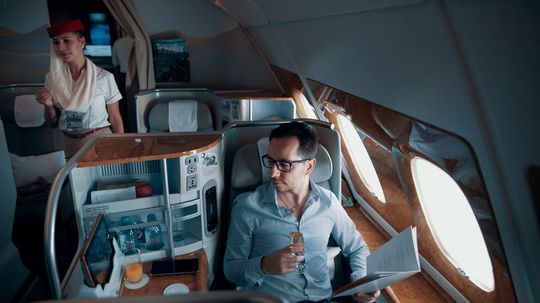 Luxurious Business Class Flight Accommodations
