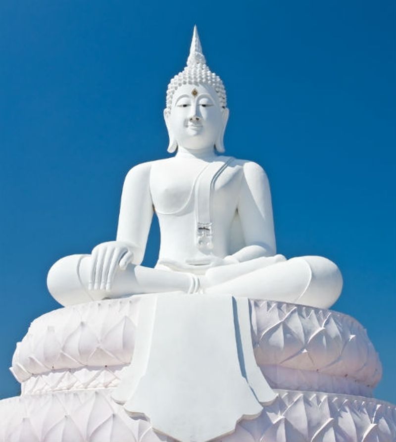 white buddah