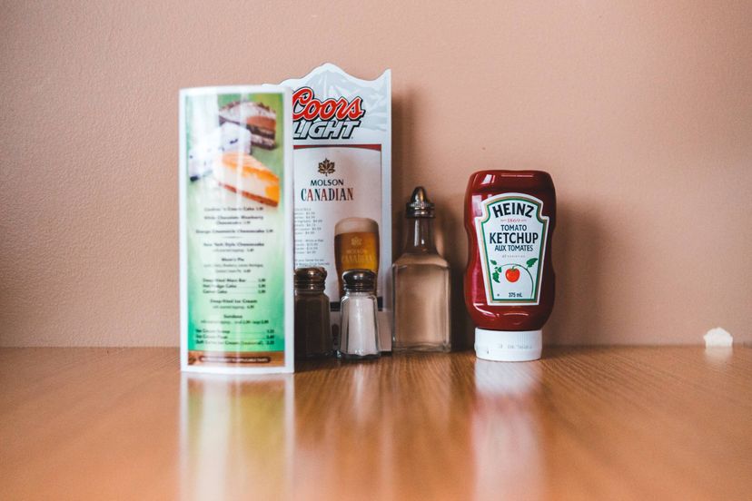 Condiments on Tabletop