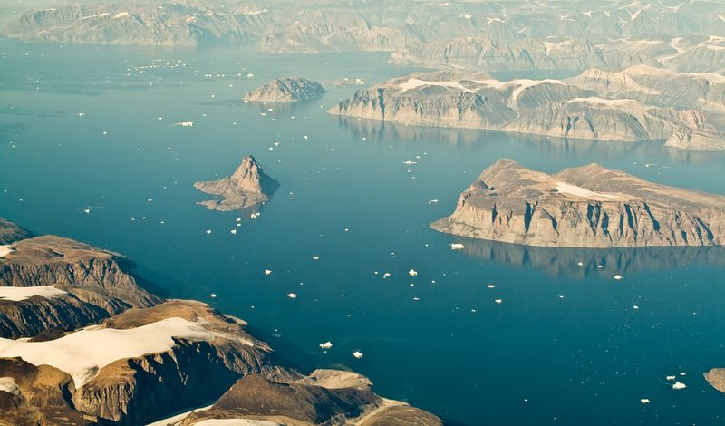 Greenland Aerial View