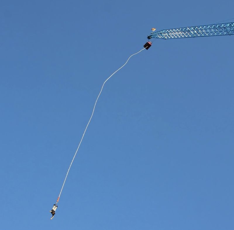 Finland Bungee Jumping from Crane