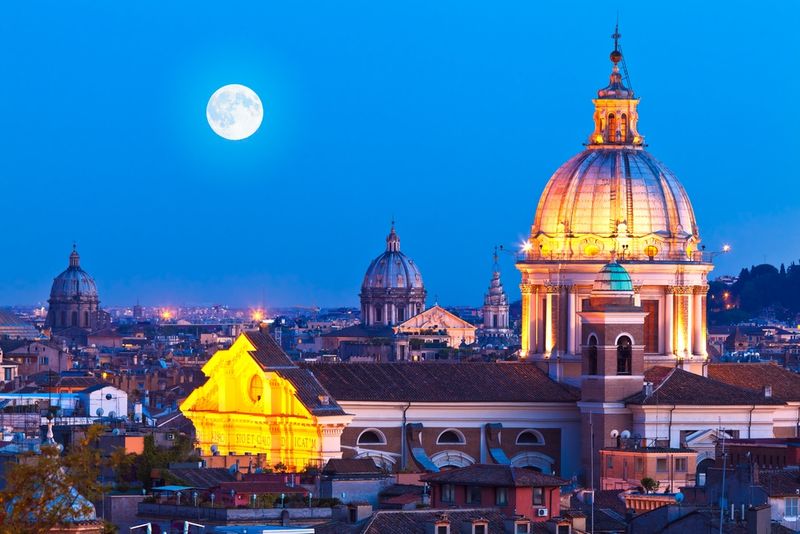 rome at night