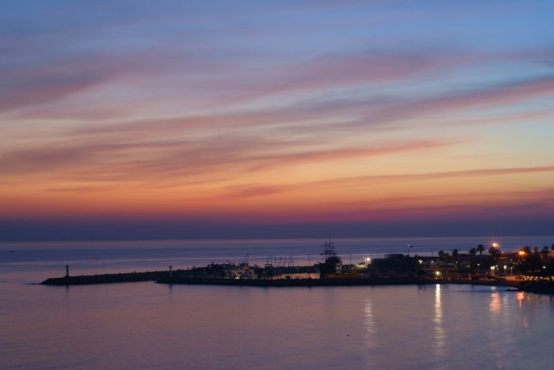 sunset ayia napa, cyprus