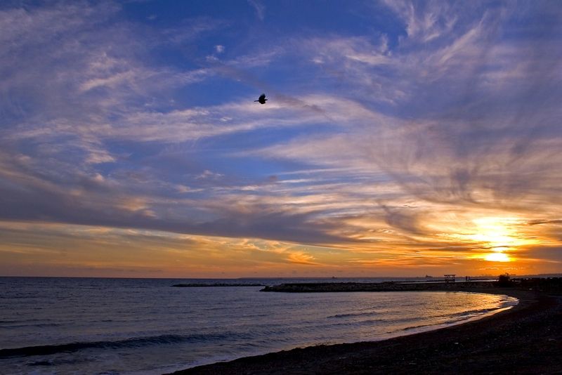 sunset beach cyprus